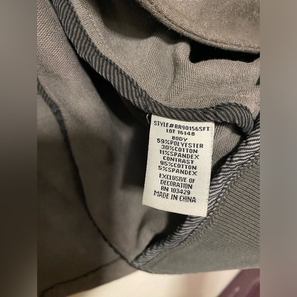 NWT Marrakech “Monica” Moto Jacket Vegan Leather Faux Suede Full Zip | Gray | L - Picture 6 of 7